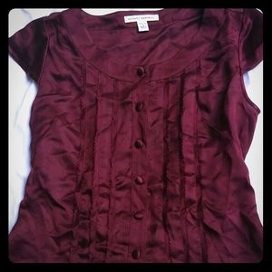 Banana Republic Cranberry Blouse