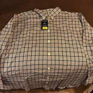 Men's plaid dress shirt