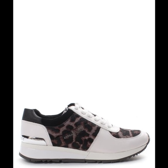 Michael Kors Allie Leather & Calf Hair Sneaker Sz6 - Picture 3 of 8