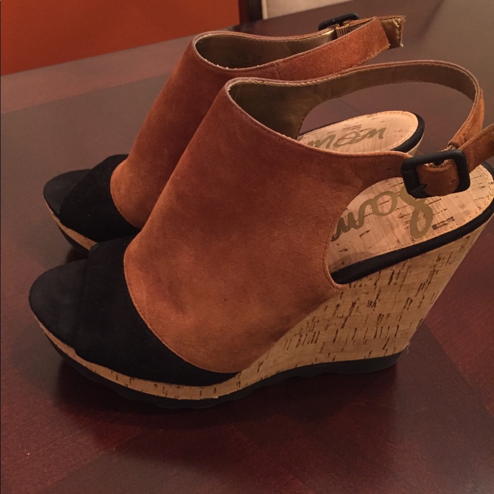 Sam Edelman Two Tone Wedges