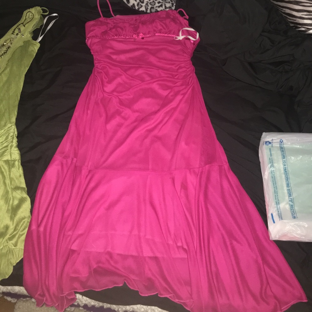 pink dress