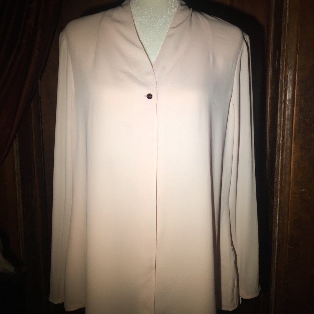 PRICE DROPPED Ted Baker Soft Pink V Neck Blouse