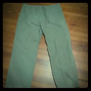 Louis Vuitton drawstring khakis