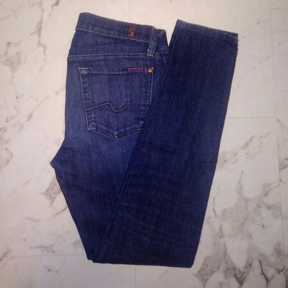 Women's 7FAM skinny Jeans, size 28