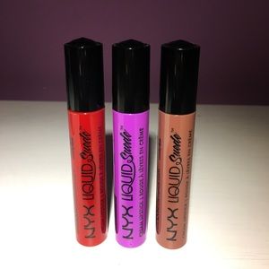 NYX Liquid Suede lipstick bundle