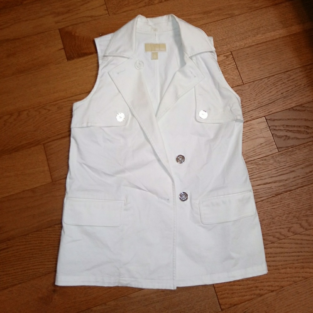 Michael Kors white vest