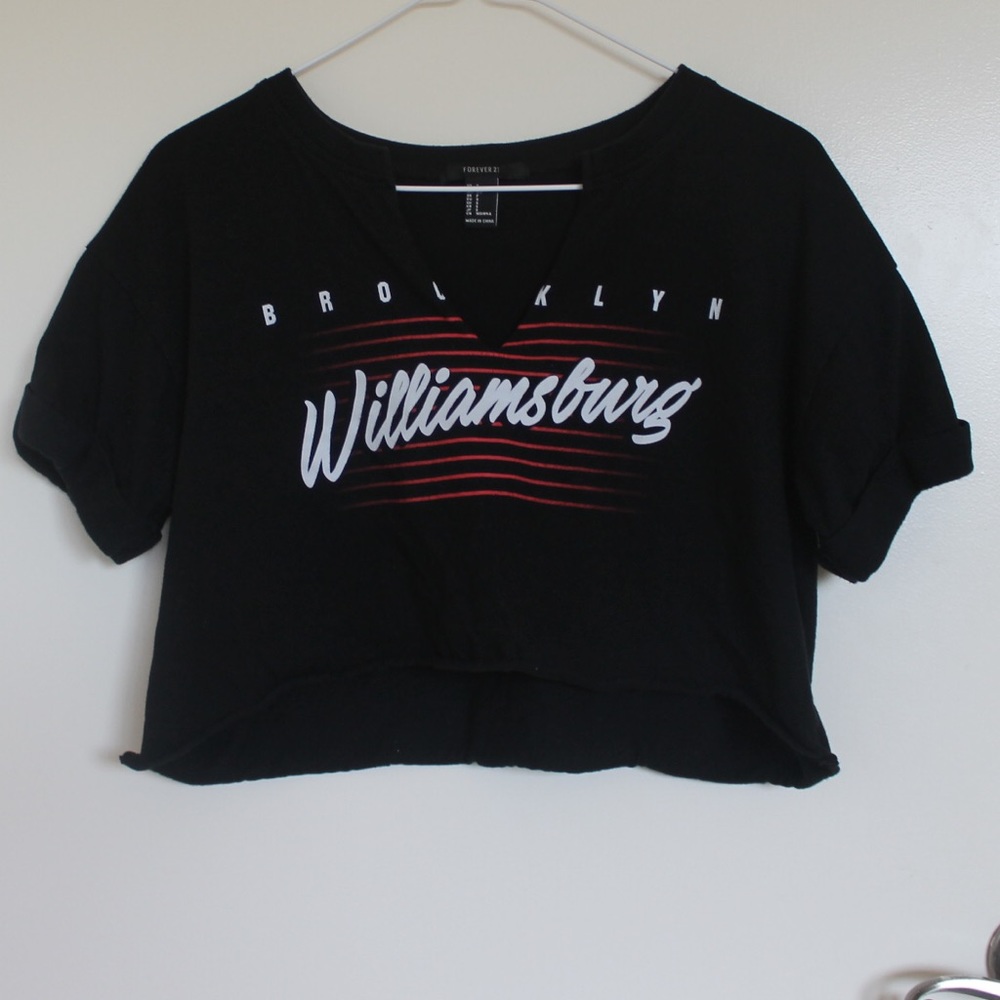 Cropped Graphic Tee
