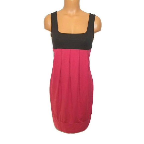 Body Central Hot Pink & Black Dress Small - Picture 1 of 7