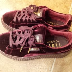 Velvet fenty sneakers