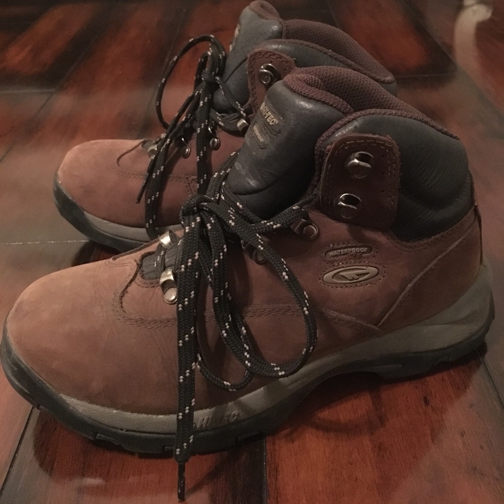 Brown Hi-Tec hiking boots!