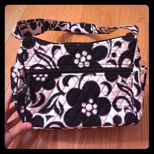 Vera Bradley black and white purse