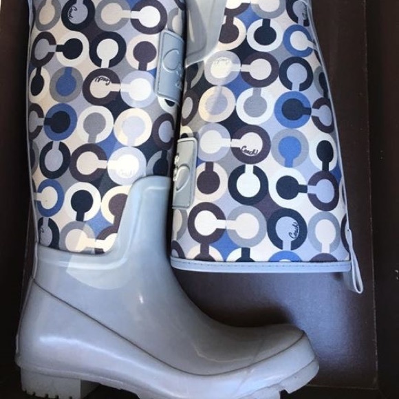 Coach Rain Boots - Picture 1 of 2