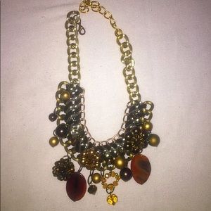 A beautiful brown necklace
