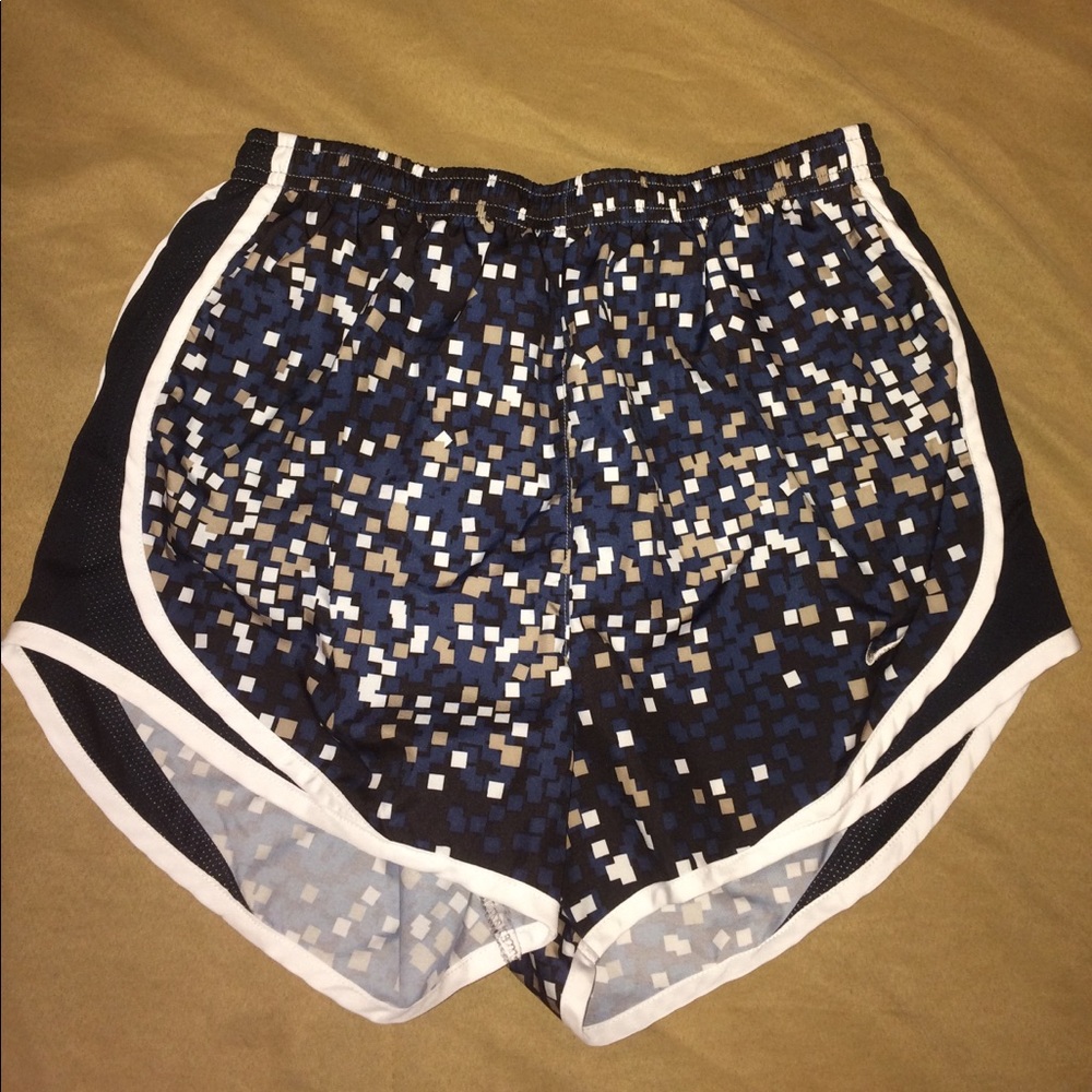 Nike running shorts.