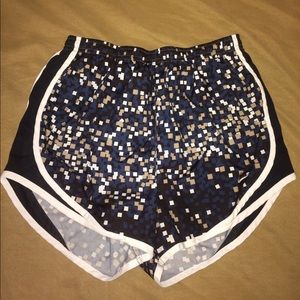 Nike running shorts.