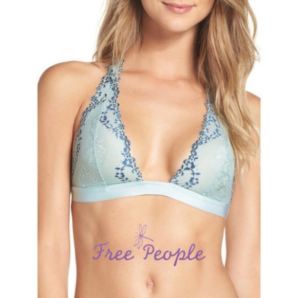 Free People Other - Free People Elle Halter Seagrass Green Bralette S