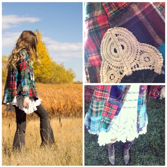Free People Tops - SOLD Free People patchwork top
