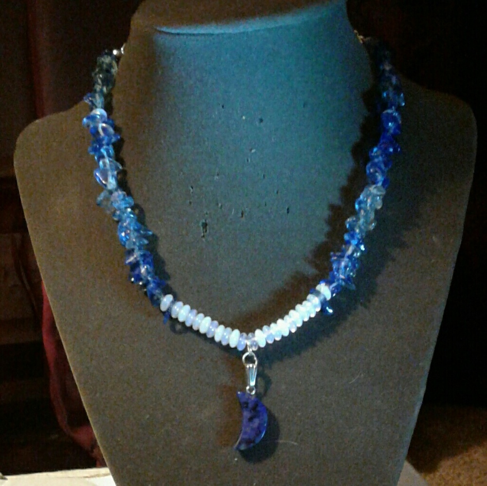 New Elle J. Designs One Of a Kind **Handcrafted Quartz/Natural Ethiopian Opal Nk