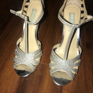 Betsey Johnson silver shoes!