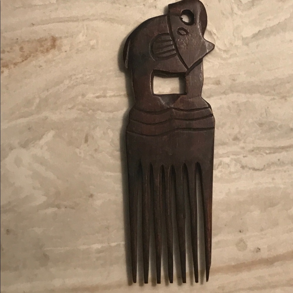 Authentic African Carved Combs