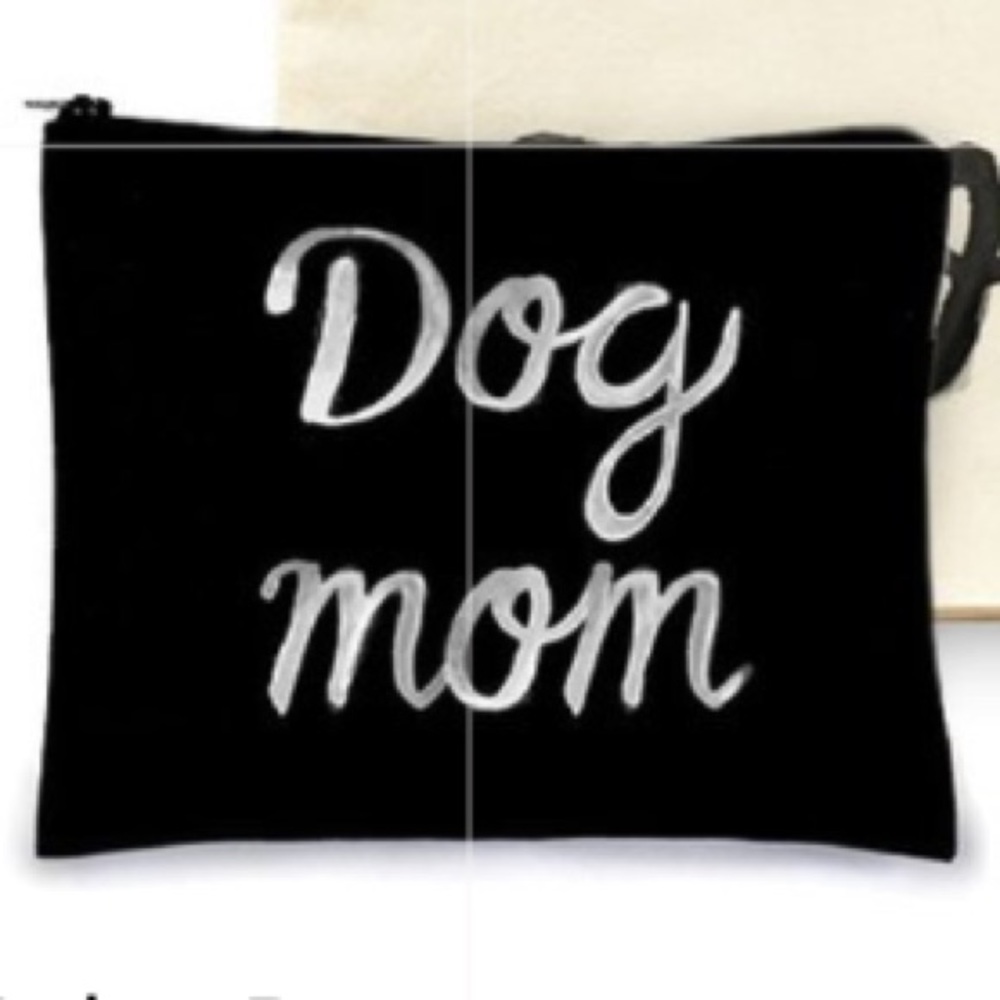 "DOG MOM" CANVAS TOTE AND MAKE UP BAG BUNDLE PACK - Picture 4 of 4