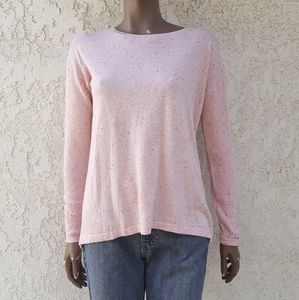 Halogen Pink Spotted Knit Top