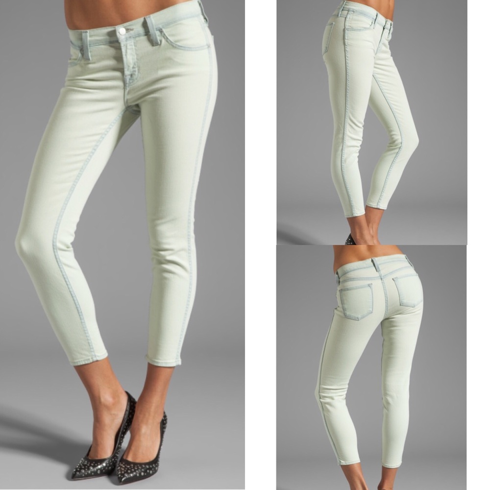 EUC J brand low rise skinny nirvana mint