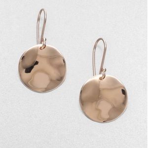Ippolita Wave Rose Gold earrings
