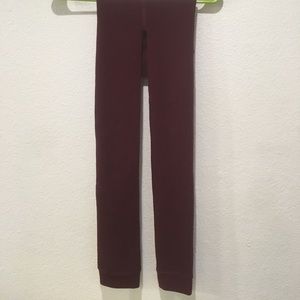 Primark Burgundy Lined Leggings