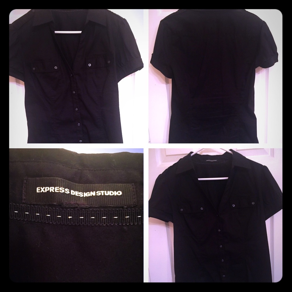 Express woman's short sleeve design shirt