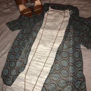 My story green kimono