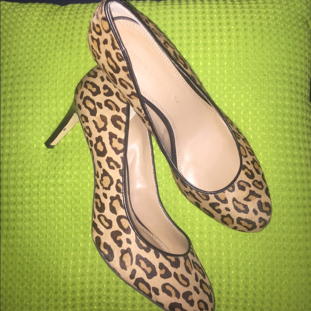 Banana Republic Fur Heels