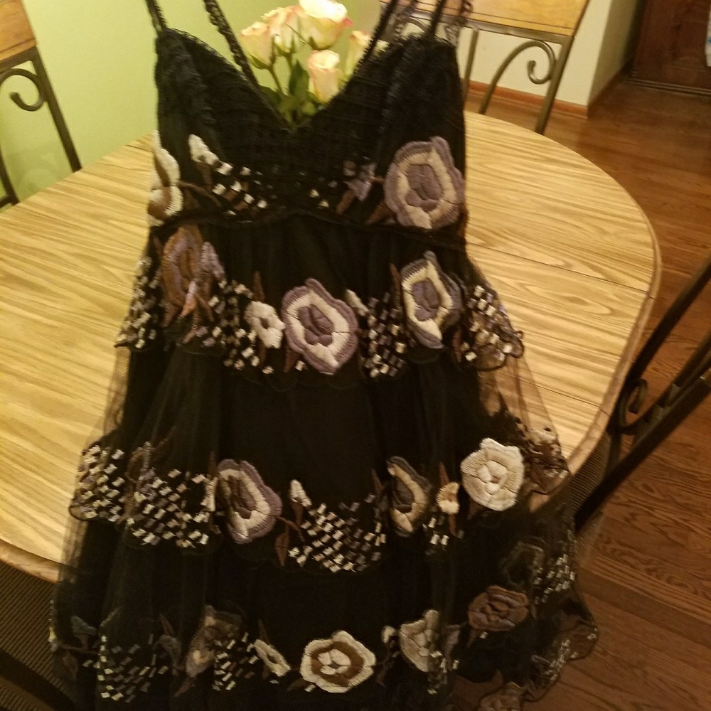 FREE PEOPLE beautiful/rare Fall Festival dress 6