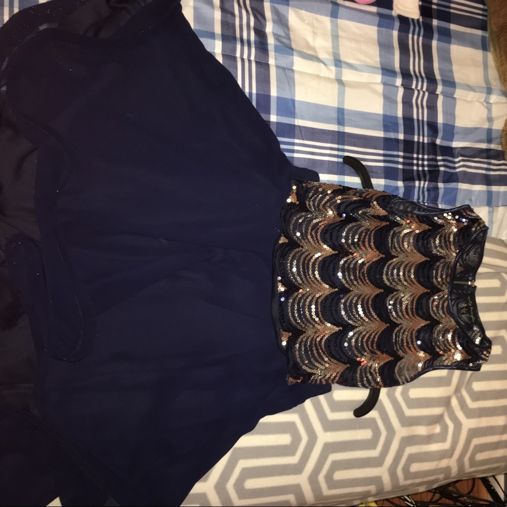 Two piece homecoming dress