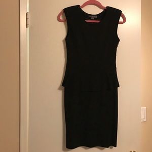 Black Peplum Dress. Size small.