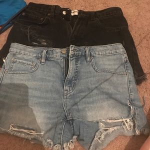 Levis and free people cut offs