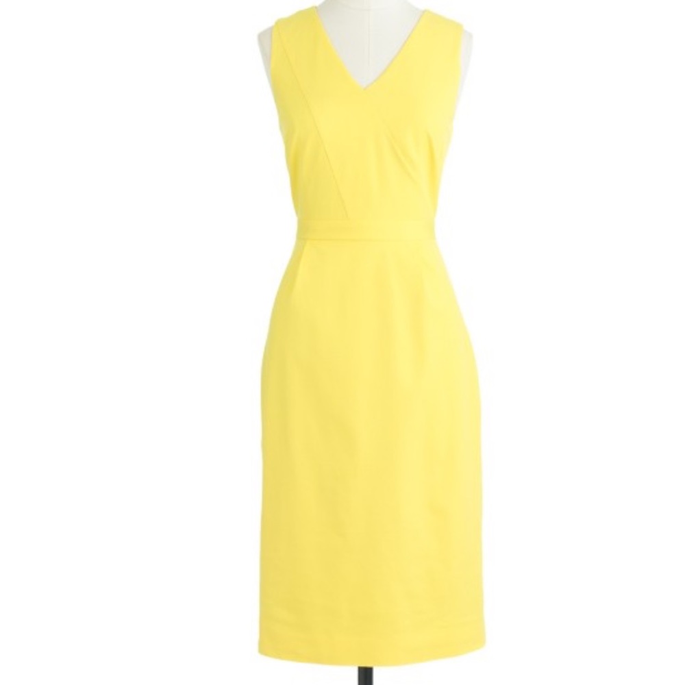 💥9/24 ONLY💥 NWT J Crew yellow suiting dress