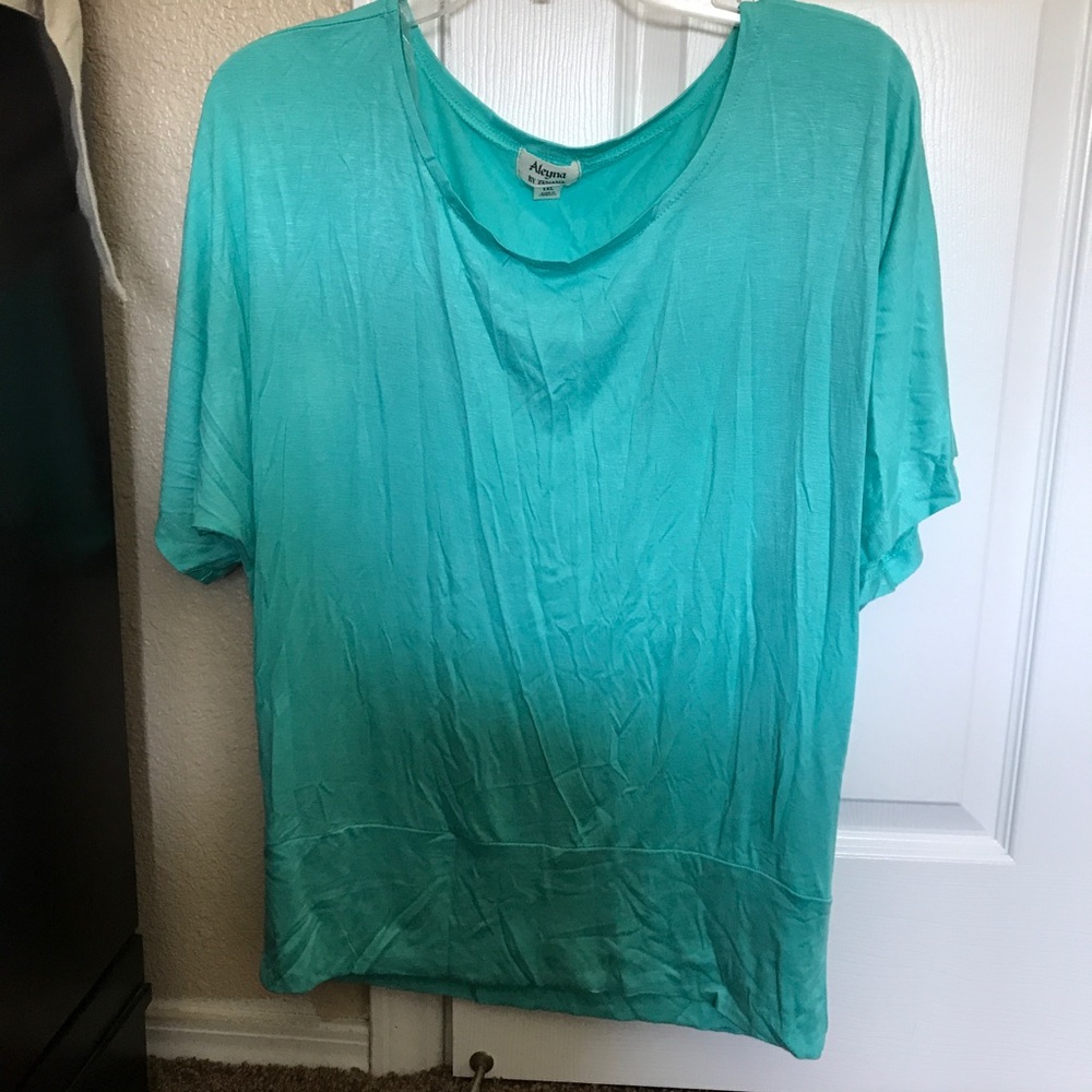 Teal shirt