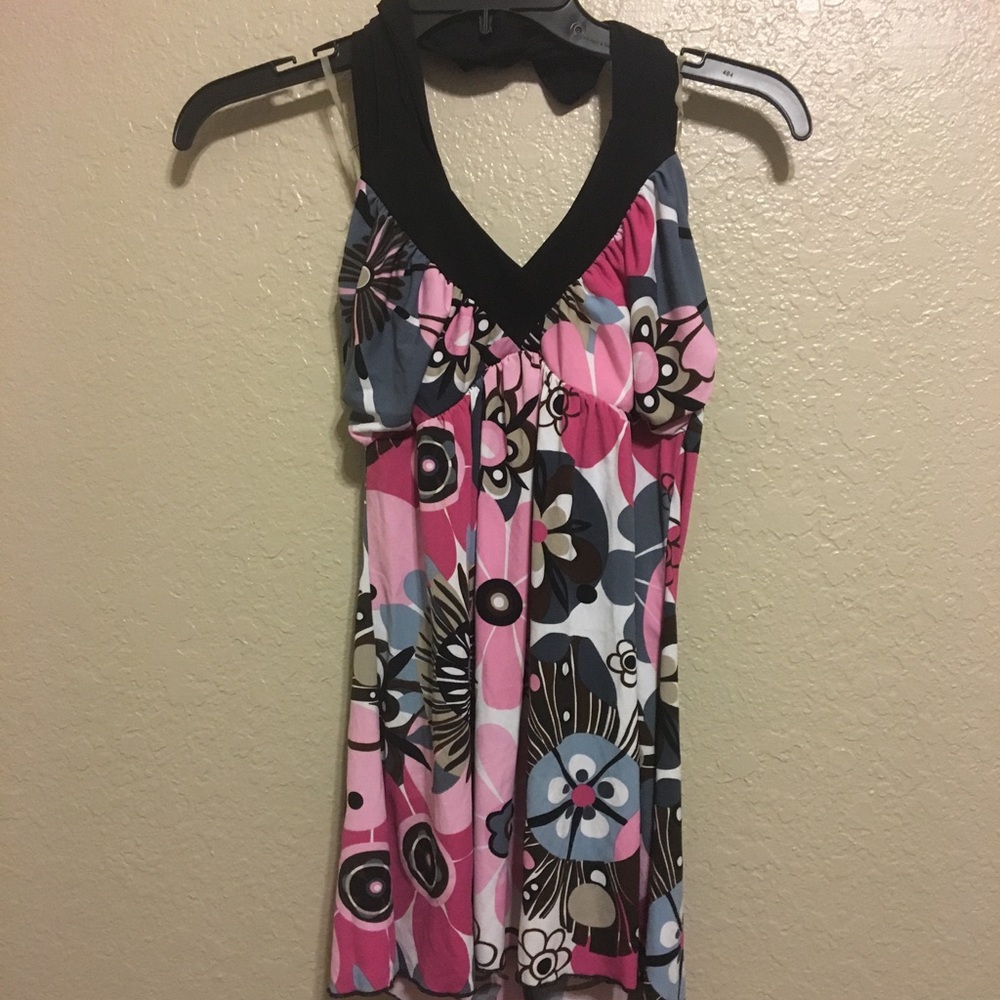 Pretty and Sweet floral halter.