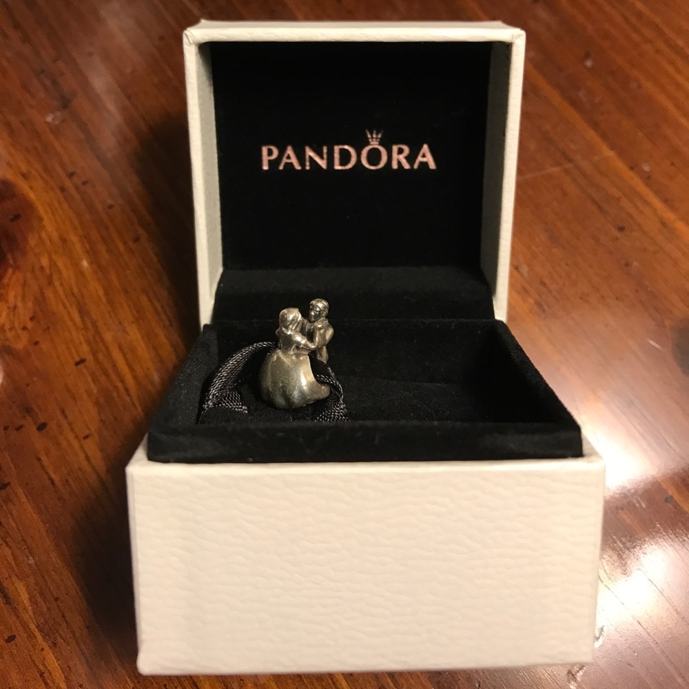 Authentic PANDORA charm, 925, just married