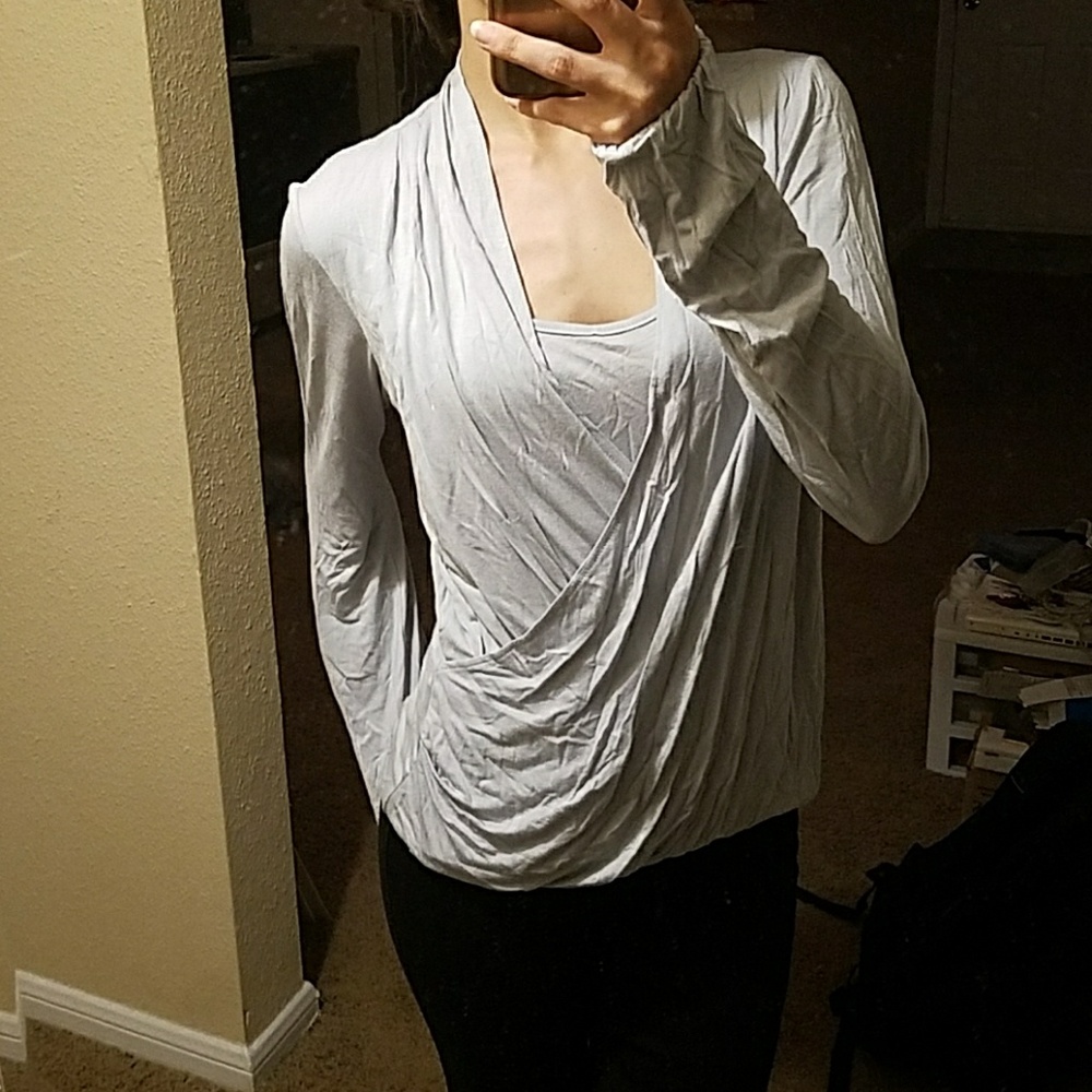 Light blue blouse