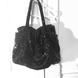 Sequin tote bag