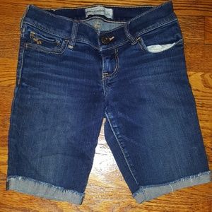 Girls Abercrombie  jean shorts