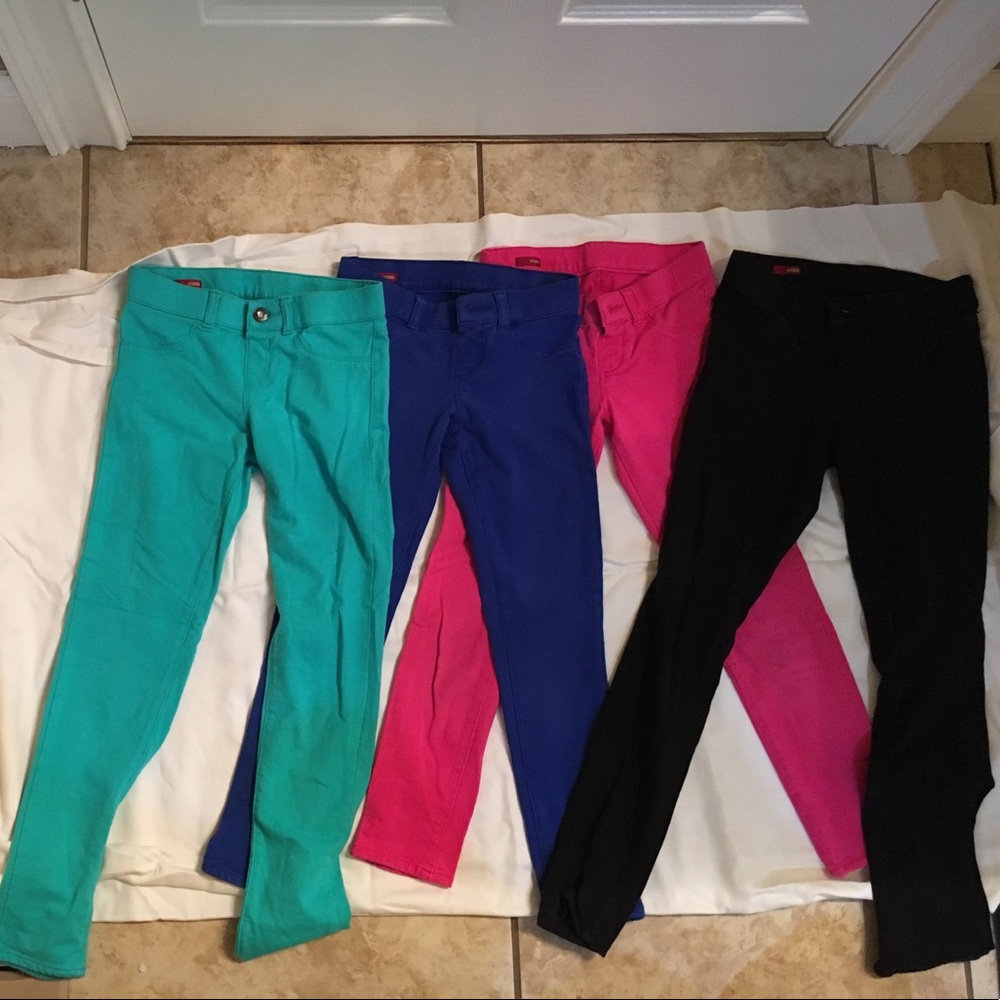 Bundle of girls jeggings sizes 7&8