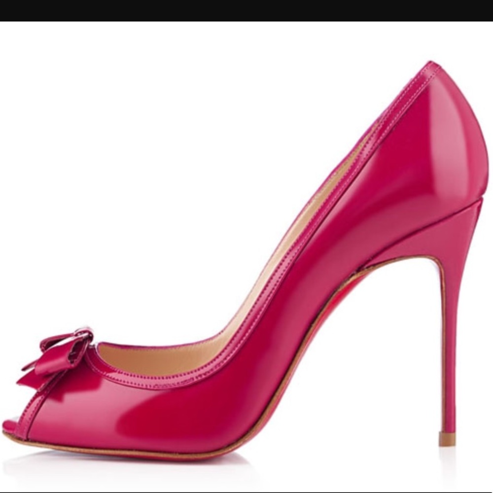 🚫SOLD🚫Christian Louboutin Milady Open Toe Pumps - Picture 2 of 6