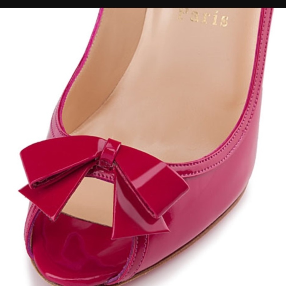 🚫SOLD🚫Christian Louboutin Milady Open Toe Pumps - Picture 3 of 6