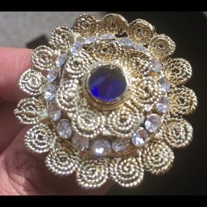 Sapphire accent ring