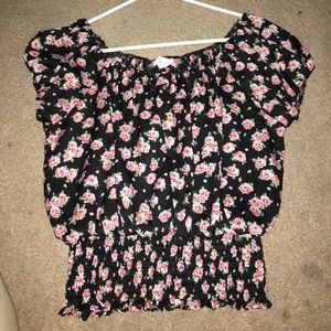 Floral crop top