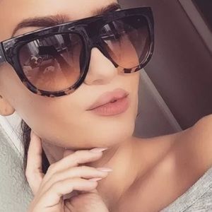 Flat Top Aviator Sunglasses