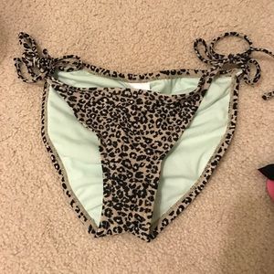 Cheetah print cheeky bottoms